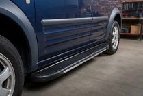 Ford Connect 2010-2013 Side Steps Bosphorus Grey (2 pcs, Aluminum) photo 1