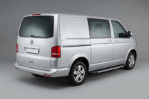 Volkswagen T5 2010-2015 Side Steps Bosphorus Grey (2 pcs, Aluminum) Long Wheelbase photo 1