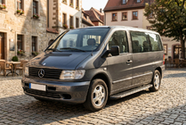 Mercedes Vito W638 1996-2003 Side Steps Bosphorus Grey (2 pcs, Aluminum) photo 1