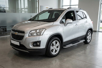 Chevrolet Trax 2012-2023 Side Steps Tayga V2 (2 pcs, Aluminum) photo 1