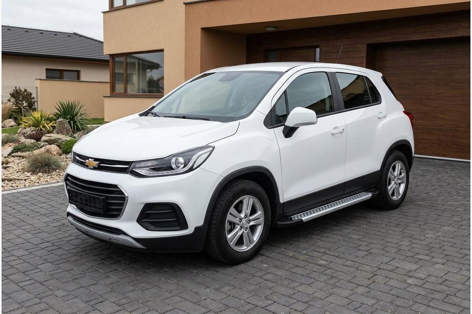 Chevrolet Trax 2012-2023 Side Steps New Vision Grey (2 pcs, Aluminum) Image