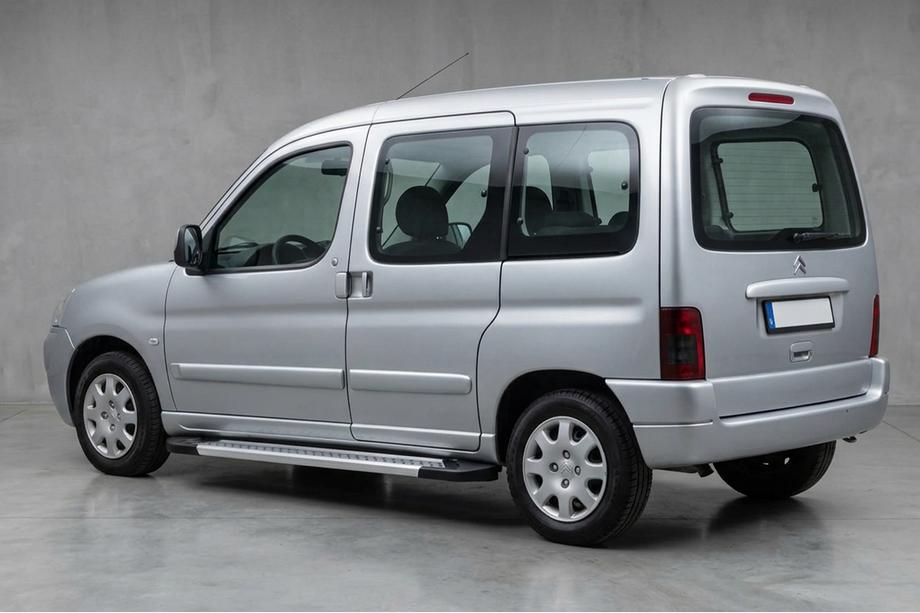 Citroen Berlingo 1996-2008 Side Steps New Vision Grey (2 pcs, Aluminum) Image