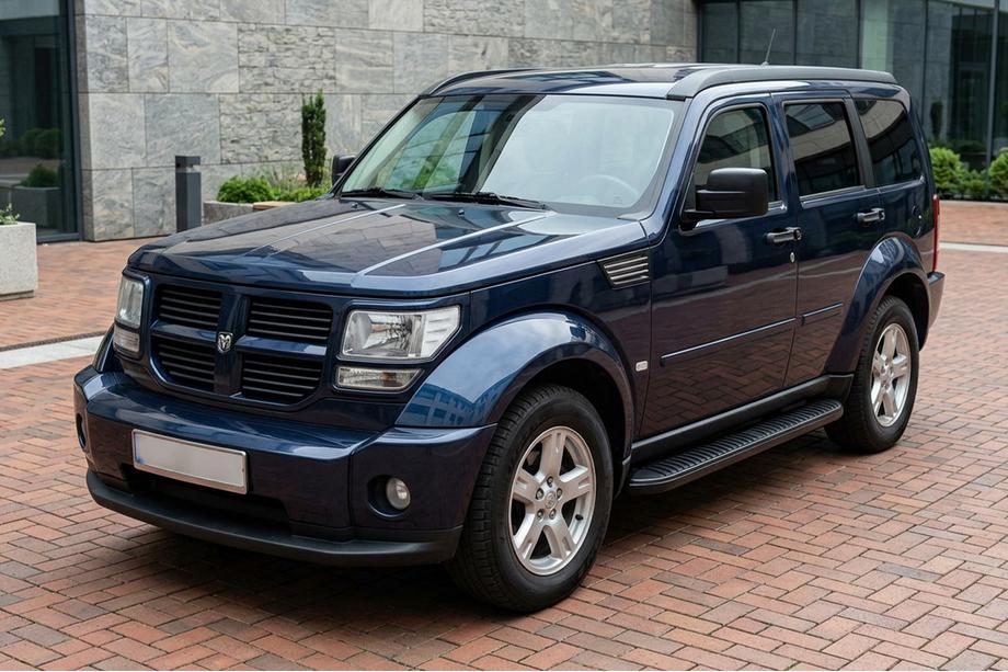 Dodge Nitro 2006-2011 Side Steps Tayga Black (2 pcs, Aluminum) Image