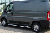 Fiat Ducato 2006-2025 Side Steps Tayga V2 (2 pcs, Aluminum) photo 1