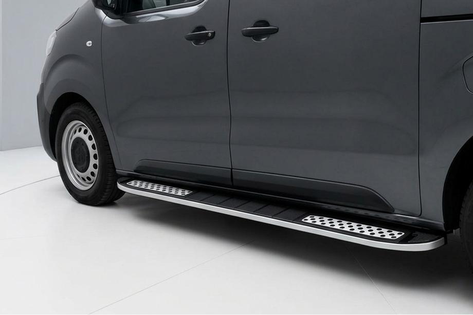Fiat Scudo 2007-2015 Side Steps Tayga V2 (2 pcs, Aluminum) Image