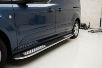 Ford Connect 2014-2021 Side Steps Tayga V2 (2 pcs, Aluminum) photo 1