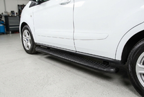 Ford Courier 2014-2023 Side Steps Tayga Black (2 pcs, Aluminum) photo 1