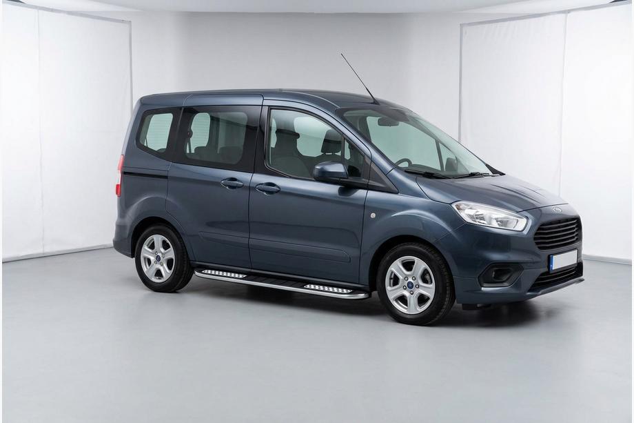 Ford Courier 2014-2023 Side Steps Tayga V2 (2 pcs, Aluminum) Image