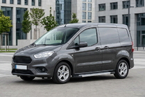 Ford Courier 2014-2023 Side Steps New Vision Grey (2 pcs, Aluminum) photo 1