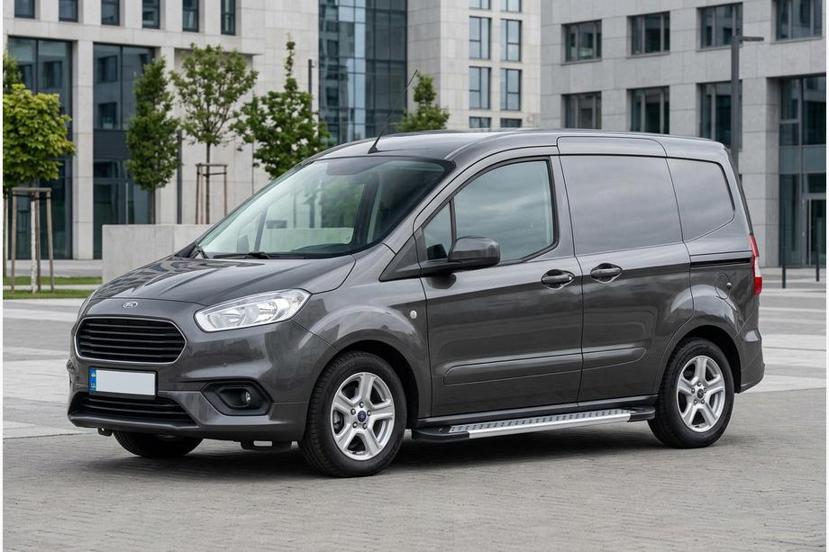 Ford Courier 2014-2023 Side Steps New Vision Grey (2 pcs, Aluminum) Image