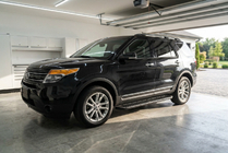 Ford Explorer 2011-2019 Side Steps Tayga Black (2 pcs, Aluminum) photo 1