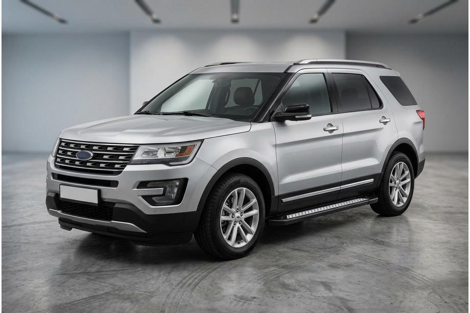 Ford Explorer 2011-2019 Side Steps New Vision Black (2 pcs, Aluminum) Image