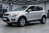 Ford Kuga 2008-2013 Side Steps New Vision Grey (2 pcs, Aluminum) photo 1