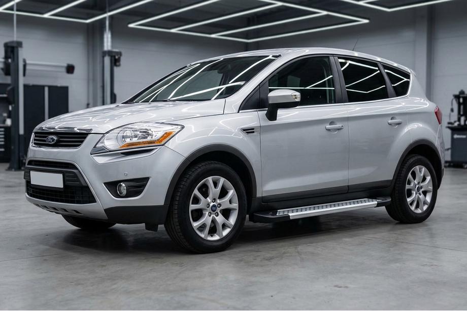 Ford Kuga 2008-2013 Side Steps New Vision Grey (2 pcs, Aluminum) Image