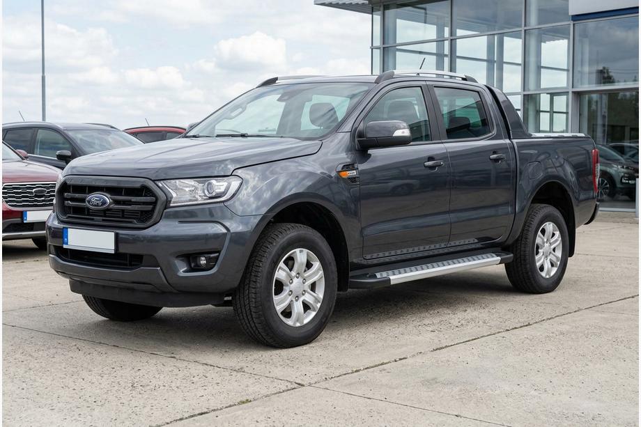 Ford Ranger 2011–2022 Side Steps New Vision Grey (2 pcs, Aluminum) Image