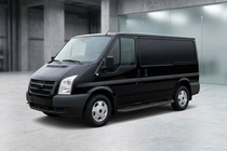 Ford Transit 2000–2014 Side Steps Tayga Black (2 pcs, Aluminum) L1 (short) photo 1