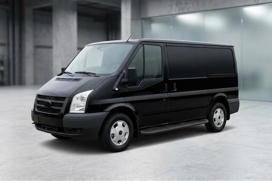 Ford Transit 2000–2014 Side Steps Tayga Black (2 pcs, Aluminum) Image