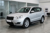 Geely Emgrand X7 2011- Side Steps New Vision Black (2 pcs, Aluminum) photo 1