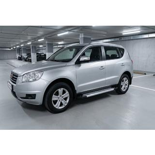 Side Steps New Vision Grey (2 pcs, Aluminum) Geely Emgrand X7 2011- photo 1