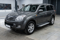 GreatWall Haval/Hover H3 2005-2013 Side Steps New Vision Grey (2 pcs, Aluminum) photo 1