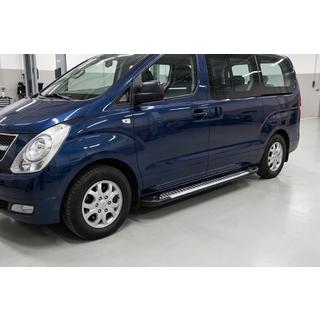 Side Steps Line (2 pcs, Aluminum) Hyundai H300, H1, Starex 2008-2020 photo 3