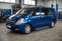 Hyundai H300, H1, Starex 2008-2020 Side Steps RedLine V1 (2 pcs, aluminum) photo 1