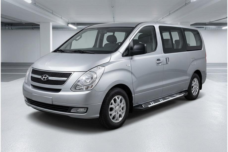 Hyundai H300, H1, Starex 2008-2020 Side Steps Sunrise (2 pcs, Aluminum) Image