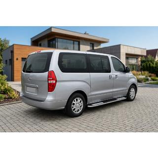 Side Steps Tayga V2 (2 pcs, Aluminum) Hyundai H300, H1, Starex 2008-2020 photo 1