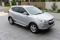 Hyundai IX-35 2010-2015 Side Steps New Vision Grey (2 pcs, Aluminum) photo 2