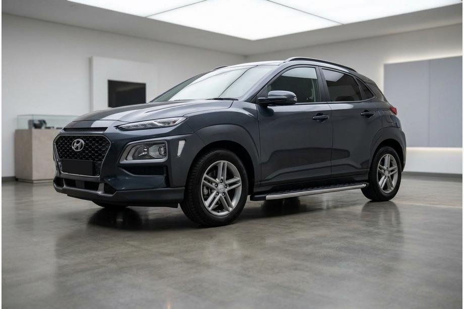 Hyundai Kona 2017-2023 Side Steps BlackLine (2 pcs, Aluminum) Image