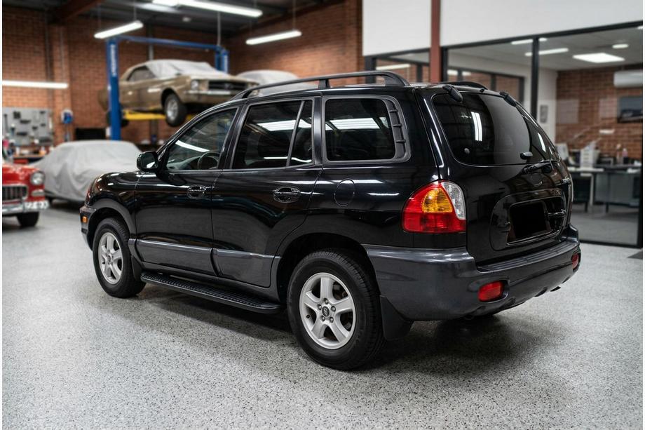 Hyundai Santa Fe 1 2000-2006 Side Steps Tayga Black (2 pcs, Aluminum) Image