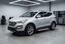 Hyundai Santa Fe 3 2012-2018 Side Steps New Vision Grey (2 pcs, Aluminum) photo 1