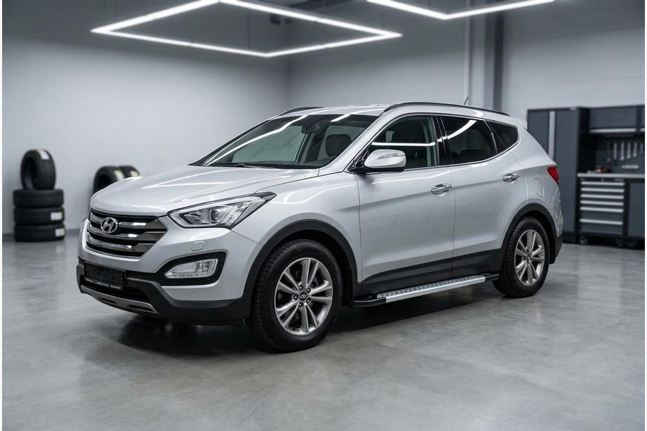 Hyundai Santa Fe 3 2012-2018 Side Steps New Vision Grey (2 pcs, Aluminum) Image