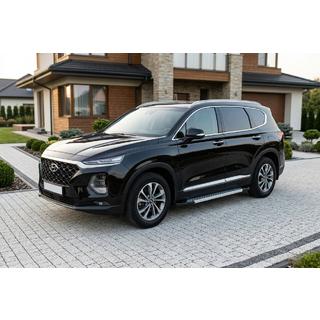 Side Steps New Vision Grey (2 pcs, Aluminum) Hyundai Santa Fe 4 2018-2023 photo 1