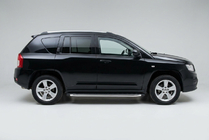 Jeep Compass 2006-2016 Side Steps BlackLine (2 pcs, Aluminum) photo 1