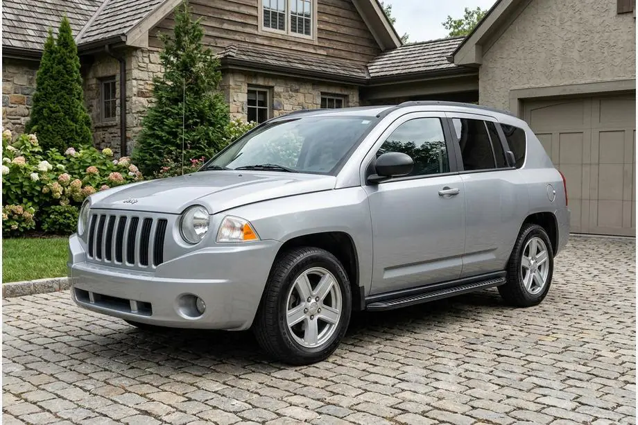 Jeep Compass 2006-2016 Side Steps Tayga Black (2 pcs, Aluminum) Image
