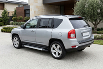 Jeep Compass 2006-2016 Side Steps New Vision Grey (2 pcs, Aluminum) photo 1