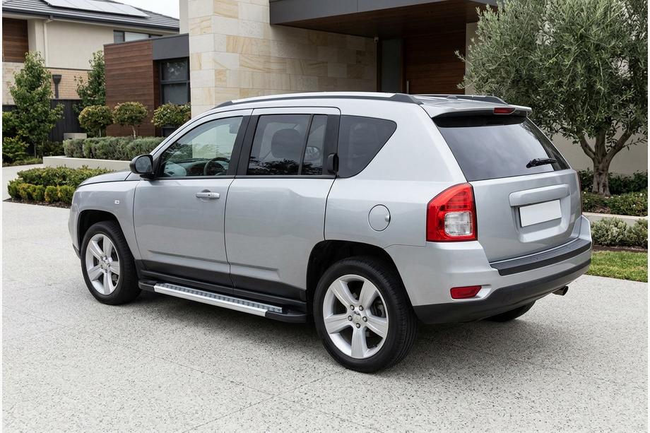 Jeep Compass 2006-2016 Side Steps New Vision Grey (2 pcs, Aluminum) Image