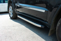 Jeep Grand Cherokee WK2 2010-2021 Side Steps BlackLine (2 pcs, Aluminum) photo 1