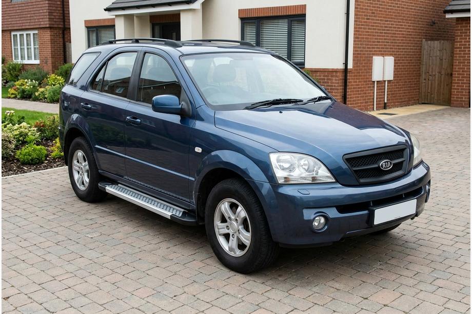 Kia Sorento I BL 2002-2009 Side Steps New Vision Grey (2 pcs, Aluminum) Image
