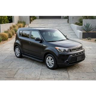 Side Steps Tayga Black (2 pcs, Aluminum) Kia Soul II 2013-2018 photo 1