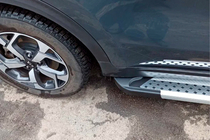 Kia Sportage 2015-2021 Side Steps New Vision Grey (2 pcs, Aluminum) photo 2