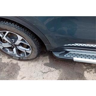 Side Steps New Vision Grey (2 pcs, Aluminum) Kia Sportage 2015-2021 photo 2