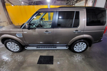 Land Rover Discovery III 2004–2009 Side Steps Tayga V2 (2 pcs, Aluminum) photo 7