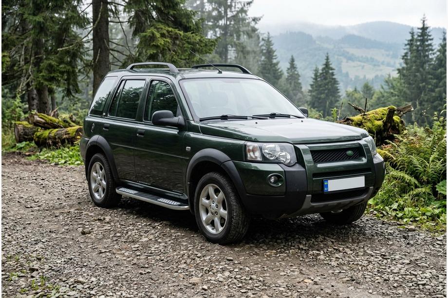 Land Rover Freelander I 1997-2006 Side Steps Tayga V2 (2 pcs, Aluminum) Image