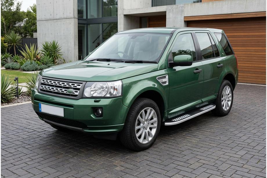 Land Rover Freelander II 2006–2014 Side Steps Tayga V2 (2 pcs, Aluminum) Photo 1