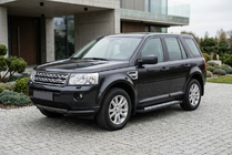 Land Rover Freelander II 2006–2014 Side Steps New Vision Black (2 pcs, Aluminum) photo 1