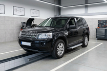 Land Rover Freelander II 2006–2014 Side Steps New Vision Grey (2 pcs, Aluminum) photo 1