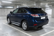 Lexus RX 2009-2015 Side Steps Allmond Grey (2 pcs, Aluminum) photo 1