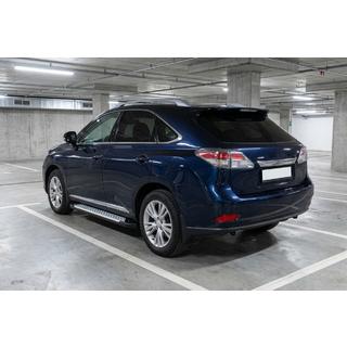 Side Steps Allmond Grey (2 pcs, Aluminum) Lexus RX 2009-2015 photo 1
